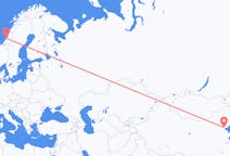 Flyg från Tianjin, Kina till Rørvik, Norge