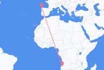 Flyg från Lubango, Angola till La Coruña, Spanien