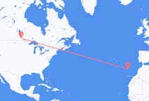出发地 加拿大温尼伯目的地 葡萄牙丰沙尔的航班