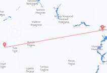 Flyg från Kaluga till Kazan