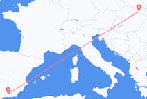 슬로바키아 코시체에서 출발해 스페인 그라나다로(으)로 가는 항공편
