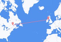Flyrejser fra Saguenay, Canada til Belfast, Nordirland