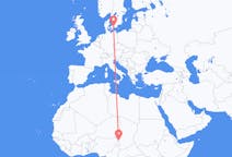 Flyreiser fra N Djamena, til København
