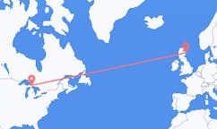 Flyrejser fra Sault Ste. Marie til Aberdeen