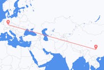 Flyrejser fra Luzhou, Kina til Nürnberg, Tyskland