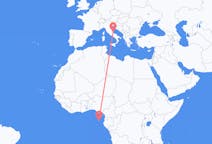 Vluchten van Sao Tomé, Sao Tomé en Principe naar Pescara, Italië