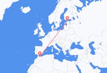 Flyreiser fra Al Hoceima, til Tallinn