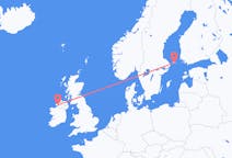 Flyg från Mariehamn, Åland till Kincasslagh, Irland