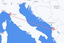 Flyrejser fra Pisa, Italien til Tirana, Albanien