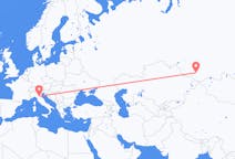 Flights from Gorno-Altaysk, Russia to Bologna, Italy