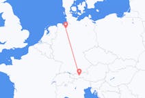 出发地 奥地利出发地 因斯布鲁克目的地 德国不来梅的航班