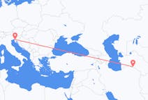 Flights from Ashgabat to Trieste