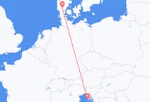 Flyreiser fra Pula, til Billund