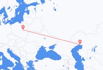 Flyg från Atyraw, Kazakstan till Warszawa, Polen