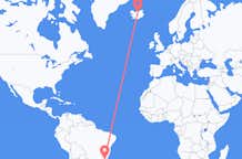 Flyg från Rio de Janeiro, Brasilien till Akureyri, Island