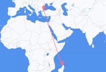 Flyg från Nossi-Bé, Madagaskar till Istanbul, Turkiet