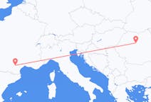 Fly fra Castres til Târgu Mureș