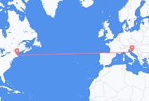 Flights from Boston to Zadar