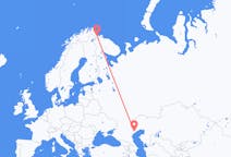 Flights from Astrakhan, Russia to Kirkenes, Norway