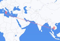 Flyreiser fra Phú Quốc, Vietnam til Malta, Malta
