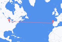 Flyreiser fra Milwaukee, USA til Porto, Portugal