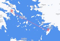 Flyreiser fra Rhodos, Hellas til Athen, Hellas