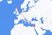 Flights from Aqaba, Jordan to Aberdeen, the United Kingdom