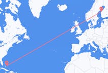 Flights from Rock Sound, the Bahamas to Vaasa, Finland