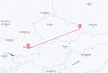 Flights from Ostrava in Czechia to Munich in Germany