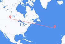 Flyg från Regina, Saskatchewan, Kanada till São Jorge, Portugal