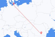 Lennot Bukarestista, Romania Rostockiin, Saksa