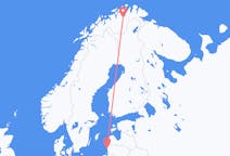 Flyg från Lakselv, Norge till Palanga, Litauen