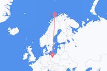 Flyg från Poznan, Polen till Tromsö, Norge