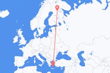 Flights from Kuusamo to Santorini