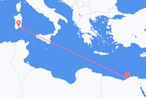 エジプトのから アレクサンドリア、イタリアのへ カリアリフライト