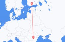 Vluchten van Helsinki naar Boekarest