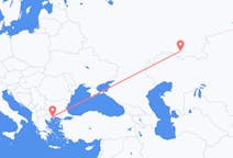 Fly fra Orenburg til Kavala