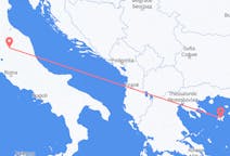 Vols depuis la ville de Pérouse vers la ville de Lemnos