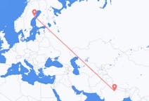 Flights from Kanpur, India to Umeå, Sweden