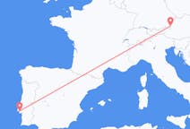 Lennot Lissabonista Salzburgiin