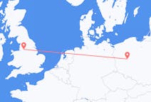 Flights from Poznań in Poland to Manchester in England