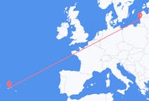 Flights from Palanga, Lithuania to São Jorge Island, Portugal