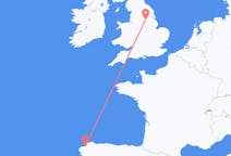 Flights from A Coruña, Spain to Doncaster, the United Kingdom