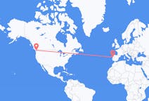 Flyreiser fra Victoria, Canada til Porto, Portugal