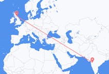 Flyreiser fra Shirdi, India til Edinburgh, Skottland