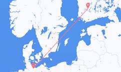 Flights from Lubeck, Germany to Tampere, Finland