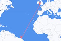 Flights from Fortaleza, Brazil to Newquay, the United Kingdom