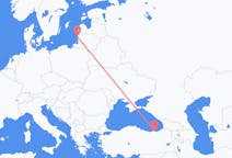 เที่ยวบิน จาก Palanga, ลิทัวเนีย ไปยัง แทรปซอน, ตุรกี