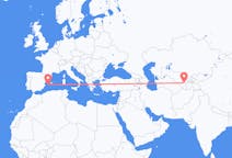 Flyreiser fra Samarkand, Usbekistan til Ibiza, Spania