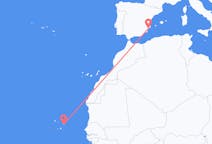 Flyreiser fra Boa Vista, Kapp Verde til Alicante, Spania